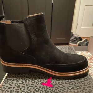 Black Suede Boots 9.5
